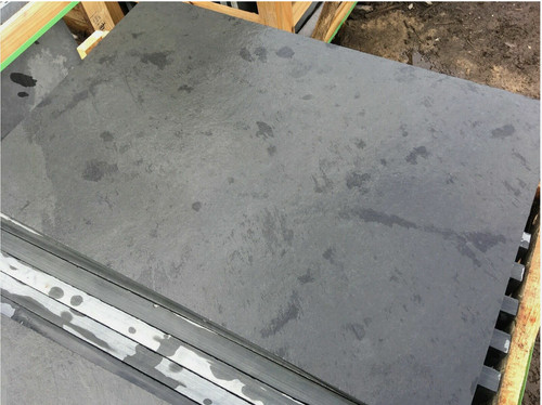 Natural brazilian slate hearth - natural,