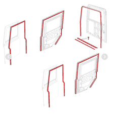 LRC10141 - Full Set of Door Seals for Land Rover Defender 110 CSW 1983-2016