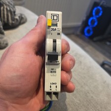 Square D Type QOE B20 Amp 30mA  RCBO