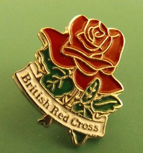 Badge british red cross enamel - badge,
