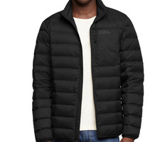 NEW Eddie Bauer Men;s 650 Down Lightweight Puffer Packable Jacket Black M-3XL