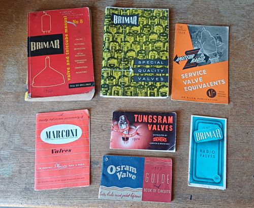 Vintage radio valve manuals - vintage,