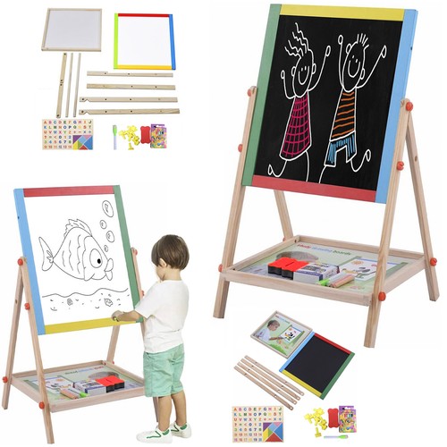 Kids wooden easel - kids,