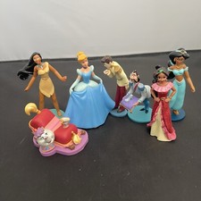 Disney Princess PVC Collectible Figures Cake Toppers