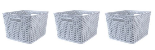 Curver nestable rattan - 3x,