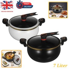 Micro Pressure Cooker Non Stick Micro Pressure Soup Pot 7L Large Capacity