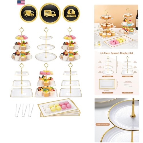13pcs dessert table - table, display