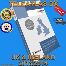 TELEATLAS DX 2014 FOR MERCEDES COMAND 2.0 SAT NAV DISC UK NAVIGATION CD MFD1