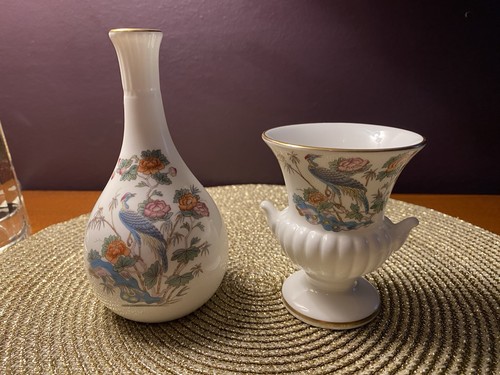 Wedgewood kutani crane bone - crane,,
