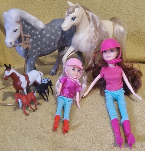 Barbie stacey doll horses - doll,