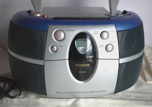 Hitachi portable boombox - hitachi, cx-35
