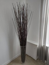 Very Large Floor Ornament Vase with Twigs Design