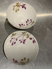 Maxwell & Williams Cashmere Dusk Fine Bone China 6”  Cereal / Dessert Bowls x 2