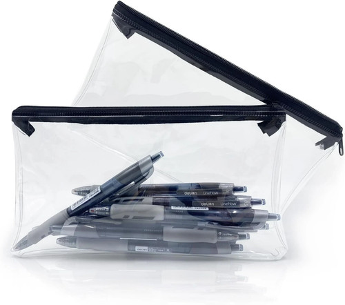 Clear pencil case 20cm - 20cm, 12cm