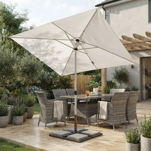 Versatile rectangular patio - rectangular,