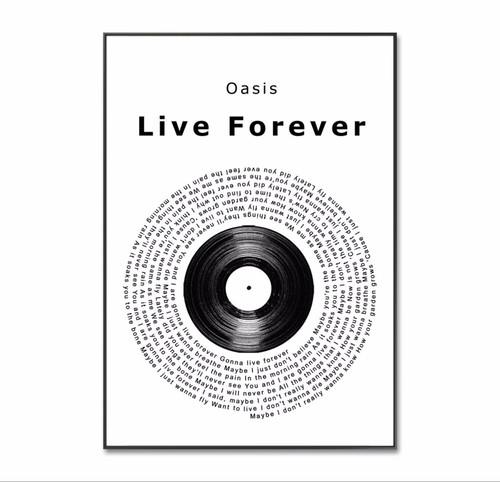 Oasis poster live - oasis, poster,