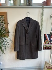 Mens brown check wool Bugatti