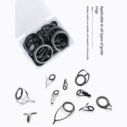 Fishing rod guide ring set - fishing,