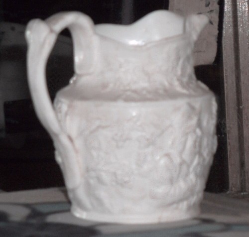 C1845 alcock parian small jug - c1845,