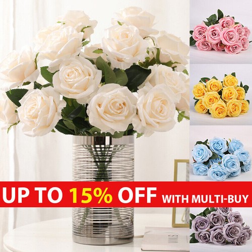 Heads silk rose artificial - 10,