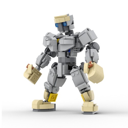 370 pcs moc atom - moc, robots