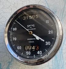 VINTAGE SMITHS CHRONOMETRIC SPEEDOMETER S 467/1/L NORTON 16H BIG FOUR 