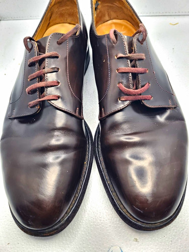 Church brown leather derby - leather,
