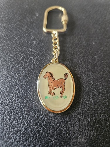 Vintage horse key chain - horse,
