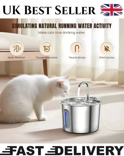 Cat water fountain for - 2.2l,