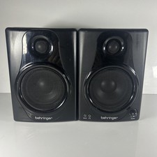 Behringer Media 40USB Bi-Amped Monitor Speakers FULLY WORKING