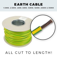 EARTH CABLE 1M - 100M VARIOUS