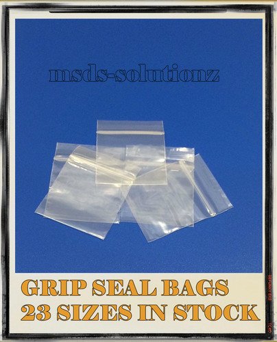 Clear grip seal bags - seal,