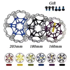 Floating Rotor Snail MTB Mountain Bike Cycling Brake Disc 160/180/203mm