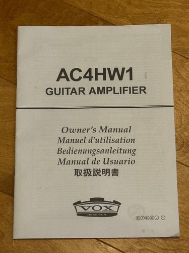 Vox ac4hw1 guitar amplifier - ac4hw1,