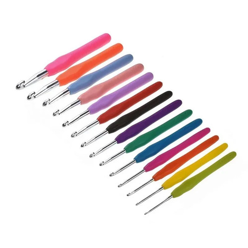 Crochet hook set soft grip - hook,
