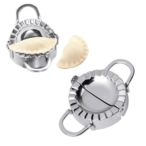 Silver dumpling maker press - silver,