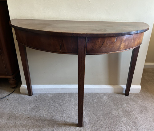 Antique georgian mahogany half - antique,