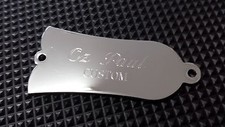 PERSONALISED ENGRAVED LES PAUL / SG GUITAR TRUSS ROD COVER FITS GIBSON Chrome