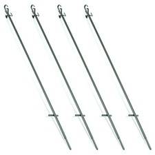 4 x Nitehawk Telescopic Hunting Hide Poles For Pigeon Shooting/Hunting 1.1m–1.9m