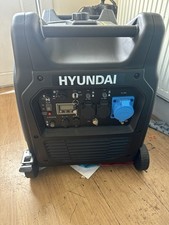 Hyundai 6600W/6.6kW Remote Electric Start Petrol Portable Inverter Generator ...