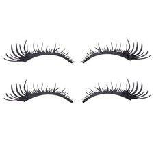  2 Pairs Eye Lashes Car Decal