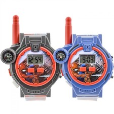 Spider-Man Walkie Talkies LCD Kid's Watch Set Multi-Color