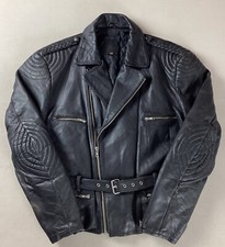 Vintage Leather Biker Jacket