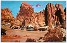 Postcard Twenty Nine Palms CA Indian Cove Campground Teardrop Trailers C74