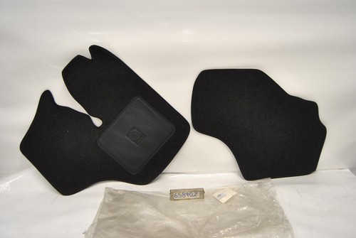 Pair fabric floor mats - of,