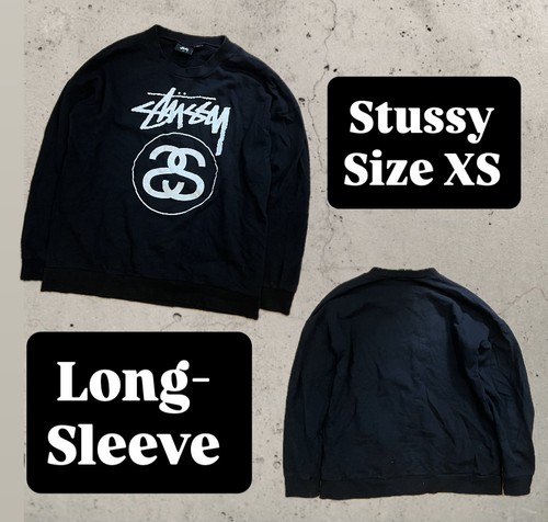Stussy black longsleeve - stussy,
