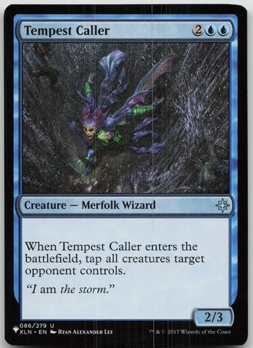 Tempest caller the list - tempest,