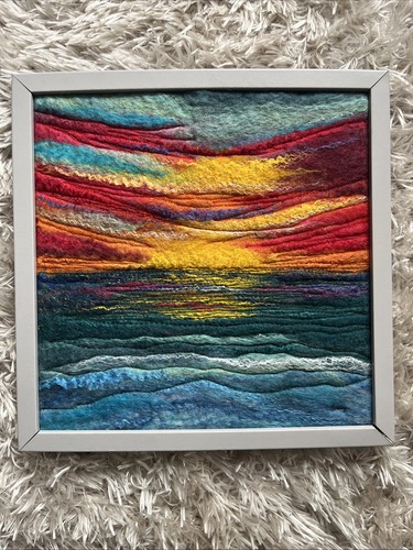 Linda irving felt art textile - linda,