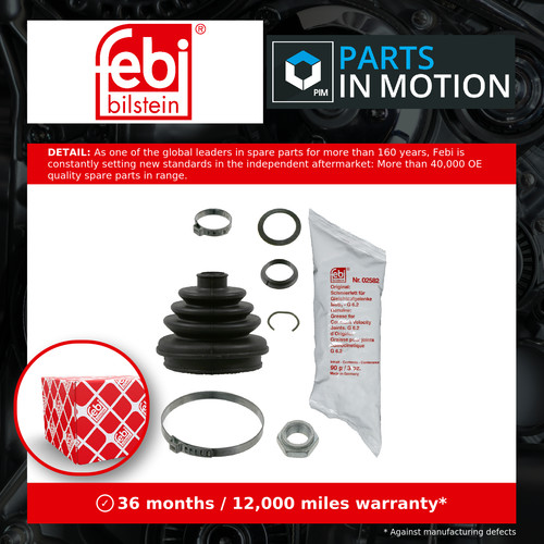 Joint boot fits golf mk2 - cv,
