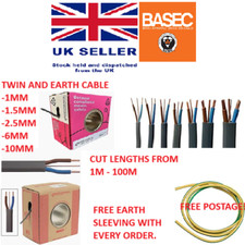 Twin and Earth Cable T&E Grey